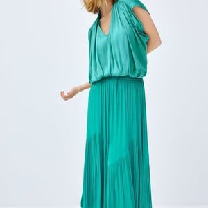 Satin Zara blouse & skirt. 2019 release. Worn once